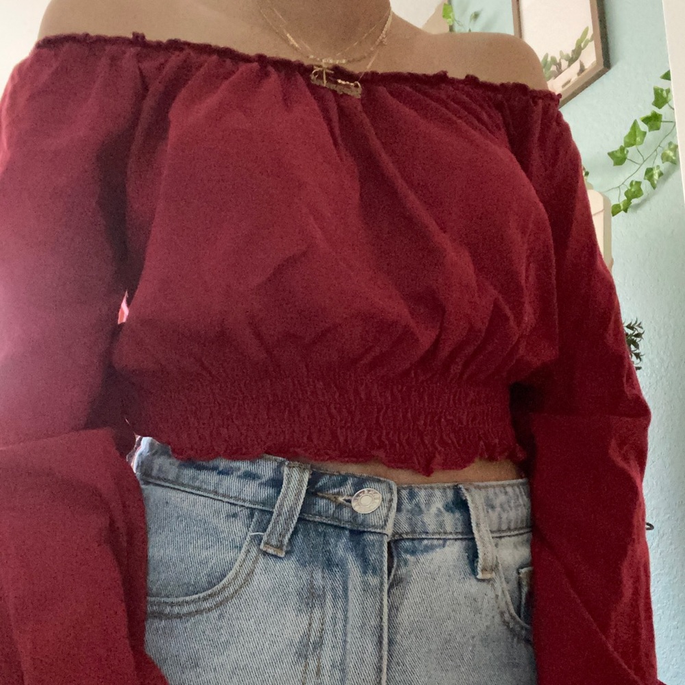 Off the shoulder top